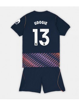 Tottenham Hotspur Destiny Udogie #13 Replika Borta Kläder Barn 2026-27 Kortärmad (+ byxor)
